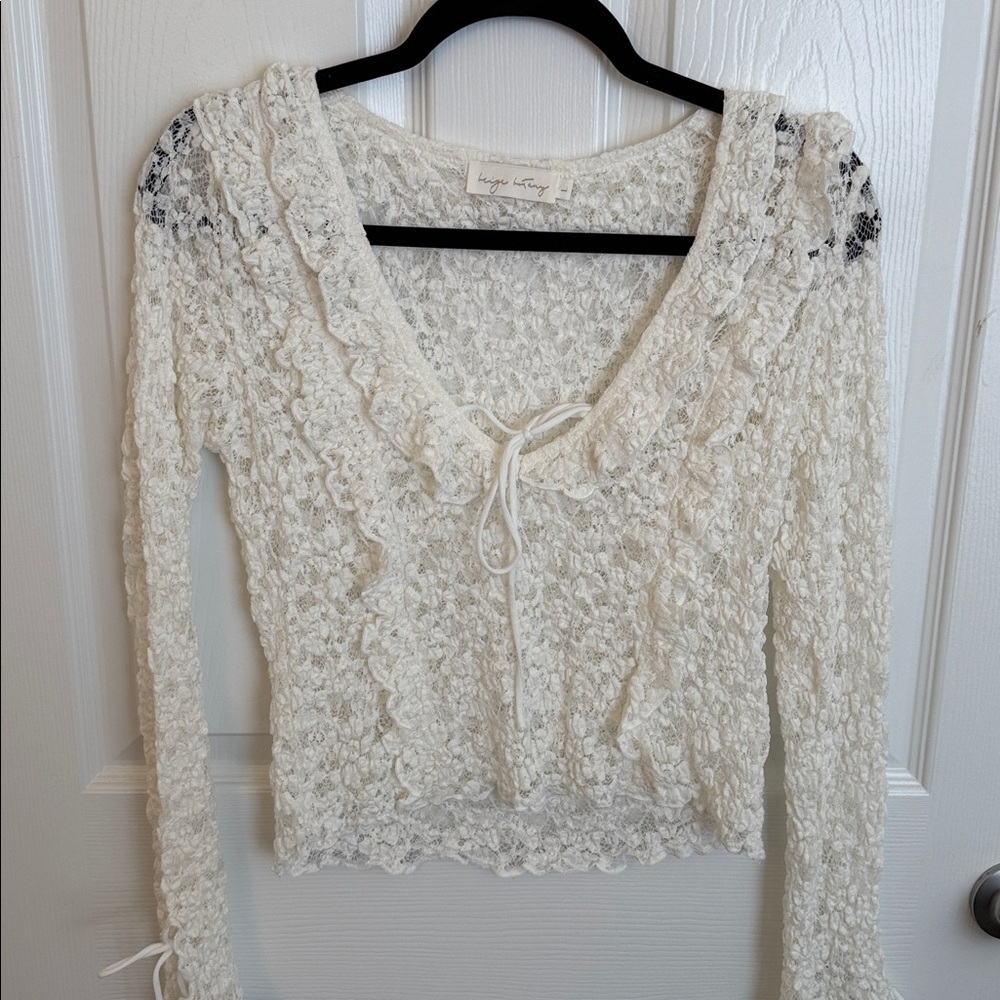Lace long sleeve